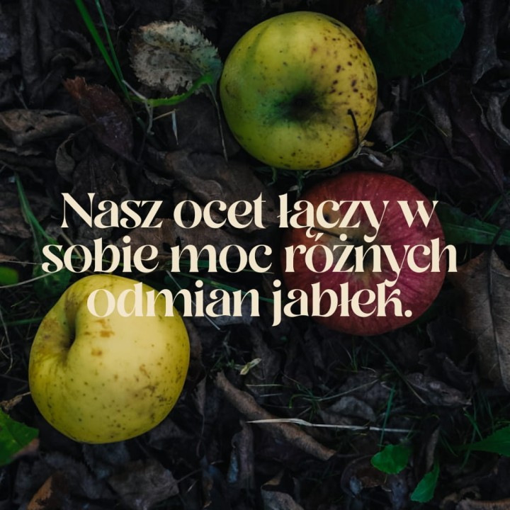 Prawdziwy żywy ocet jabłkowy