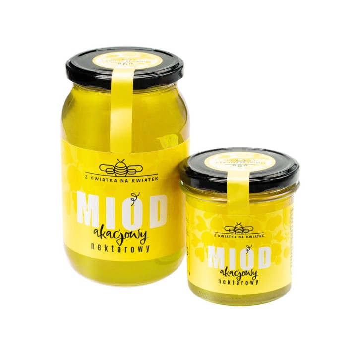 Miód akacjowy 400 g i 1200 g