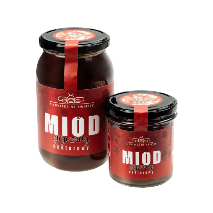 Miód gryczany 400 g i 1200 g