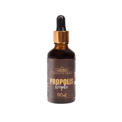 Krople propolisowe naturalne stężenie 20%