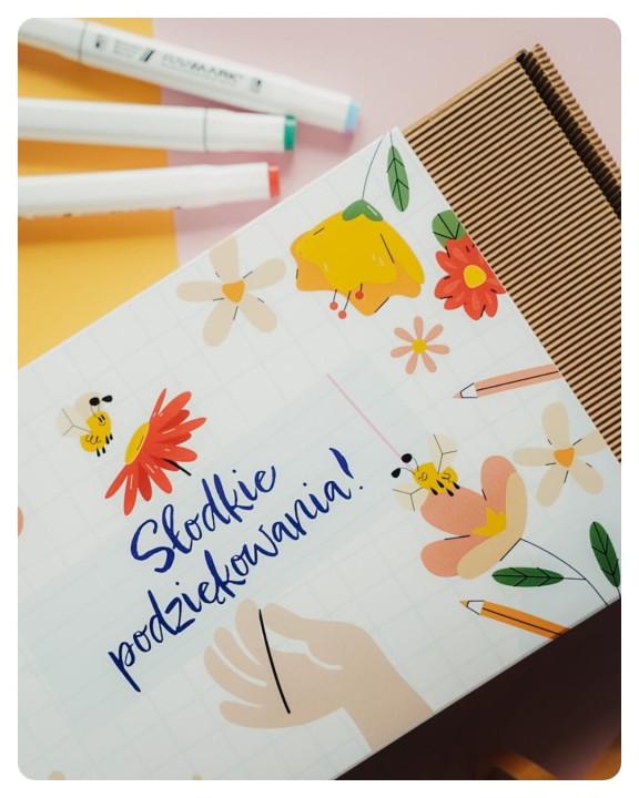 Prezent dla nauczyciela lub przedszkolanki na zakończenie roku lub Dzień Nauczyciela