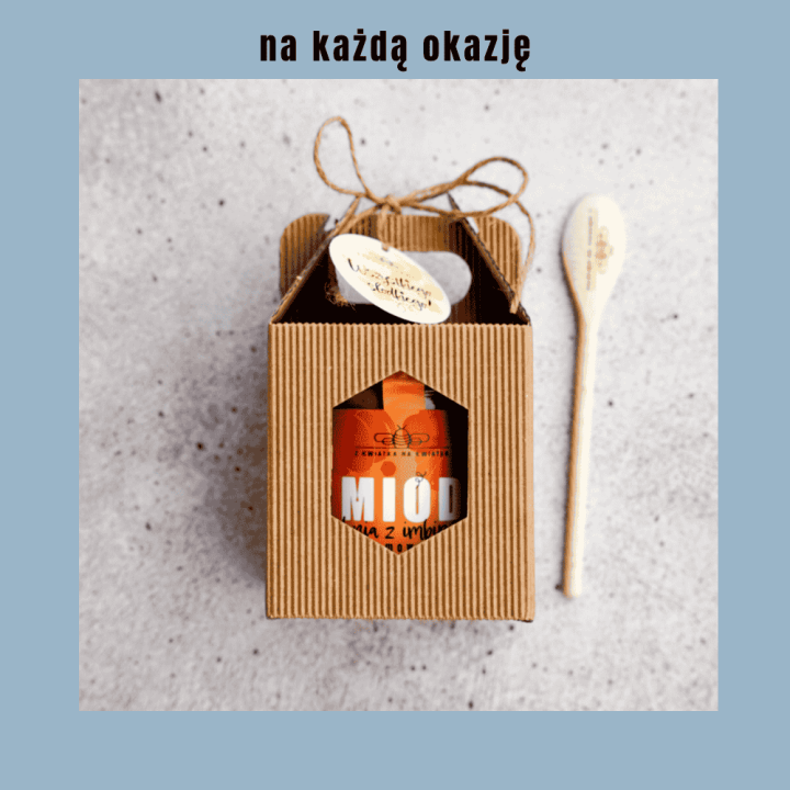Zestaw z miodem na prezent