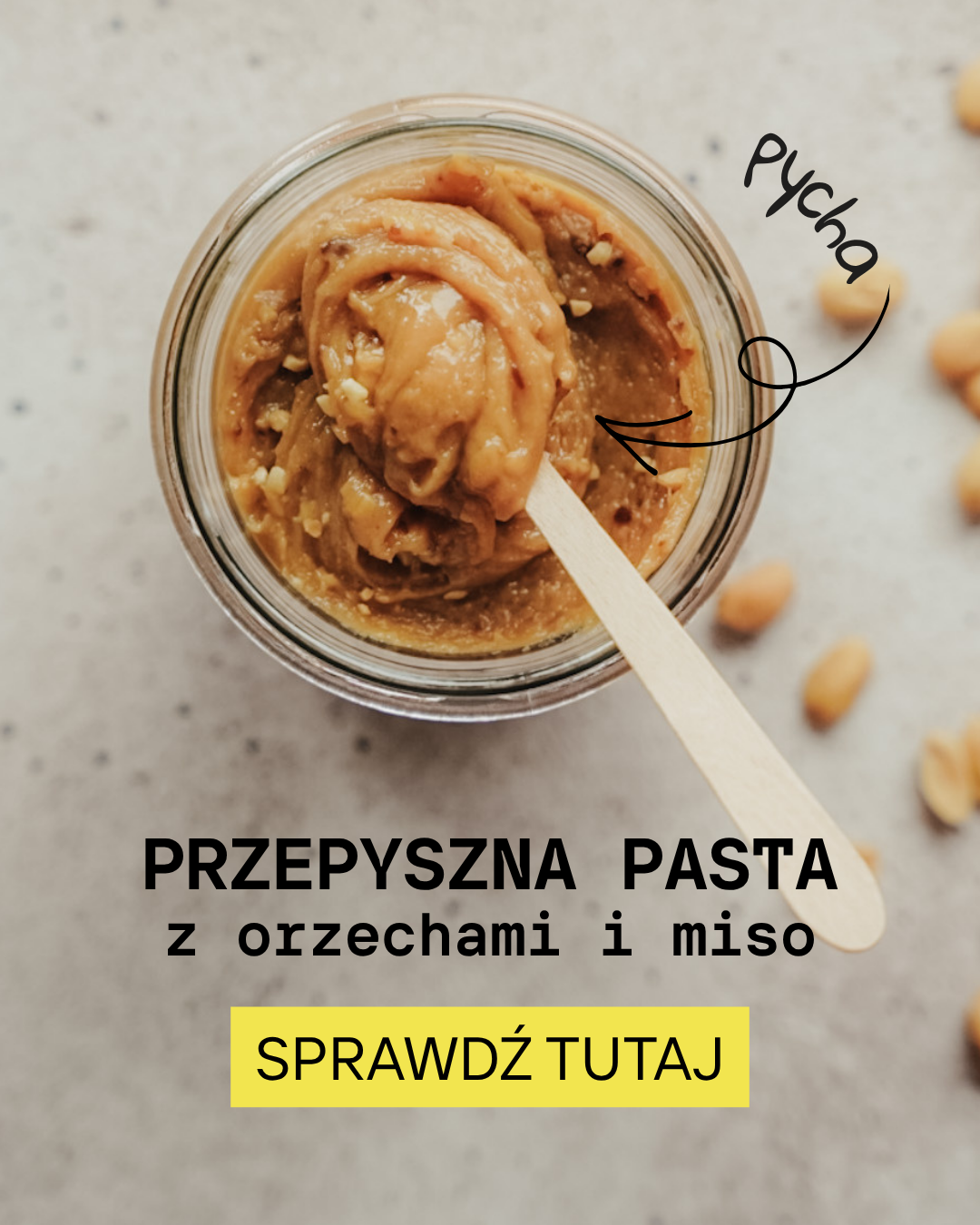 Pasta  z orzechów i miso