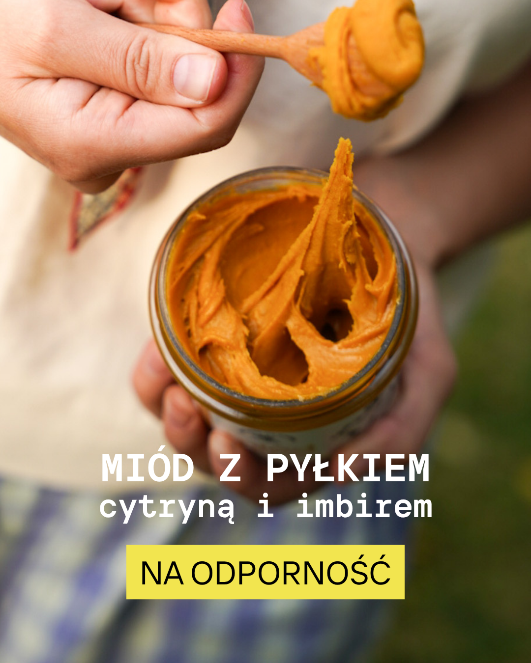 Miód z pyłkiem i propolisem