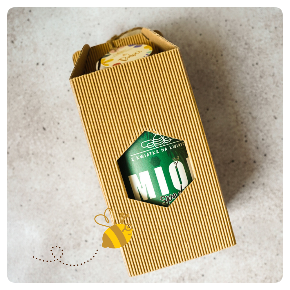 Zestaw prezentowy z miodem dla babci i dziadka